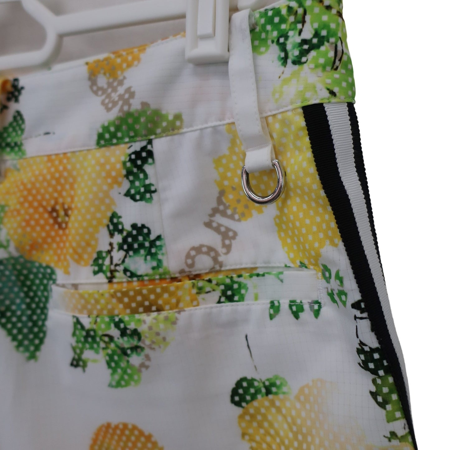 archivio(アルチビオ) ショートパンツ 白黄色総柄 レディース 38 A