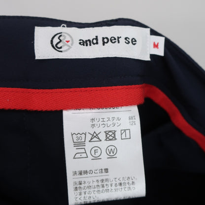 and per se(アンパスィ) ショートパンツ ネイビー レディース M A