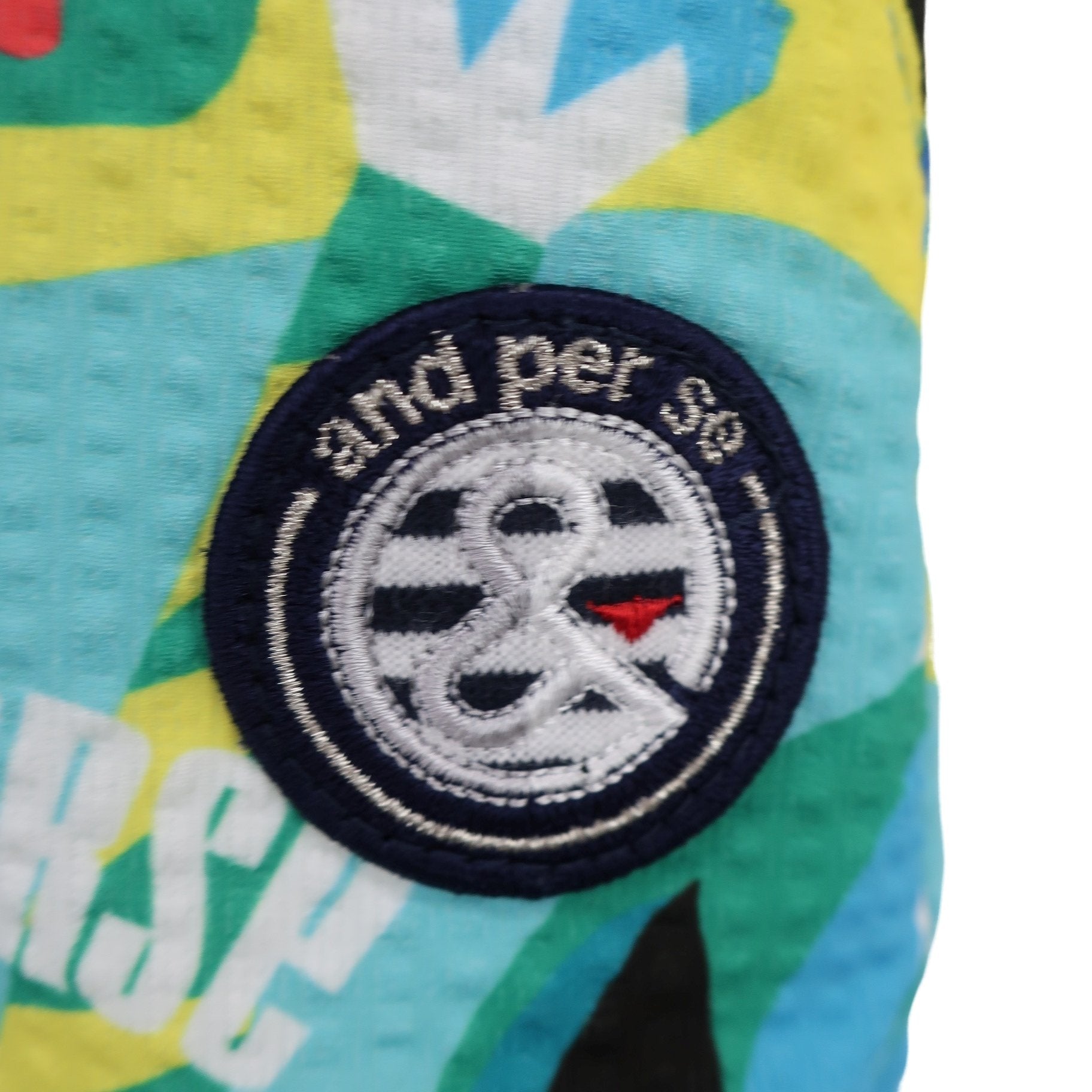 and per se(アンパスィ) ショートパンツ 水色総柄 レディース M A