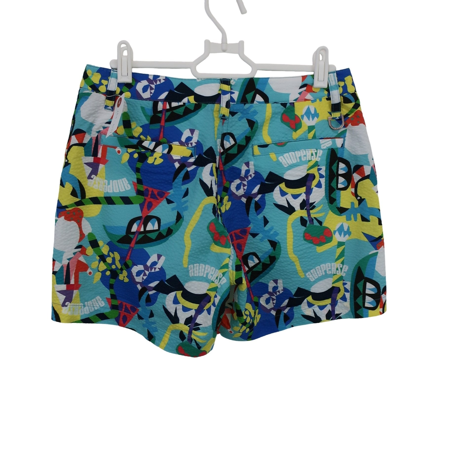 and per se(アンパスィ) ショートパンツ 水色総柄 レディース M A