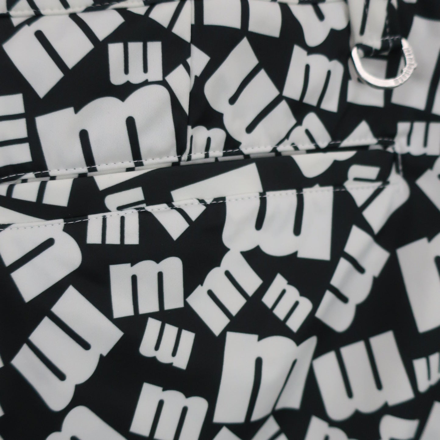 Munsingwear(マンシングウェア) スカート 黒白ロゴ文字柄 レディース 7 A