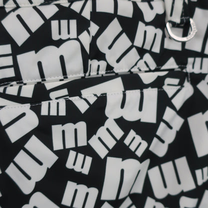 Munsingwear(マンシングウェア) スカート 黒白ロゴ文字柄 レディース 7 A