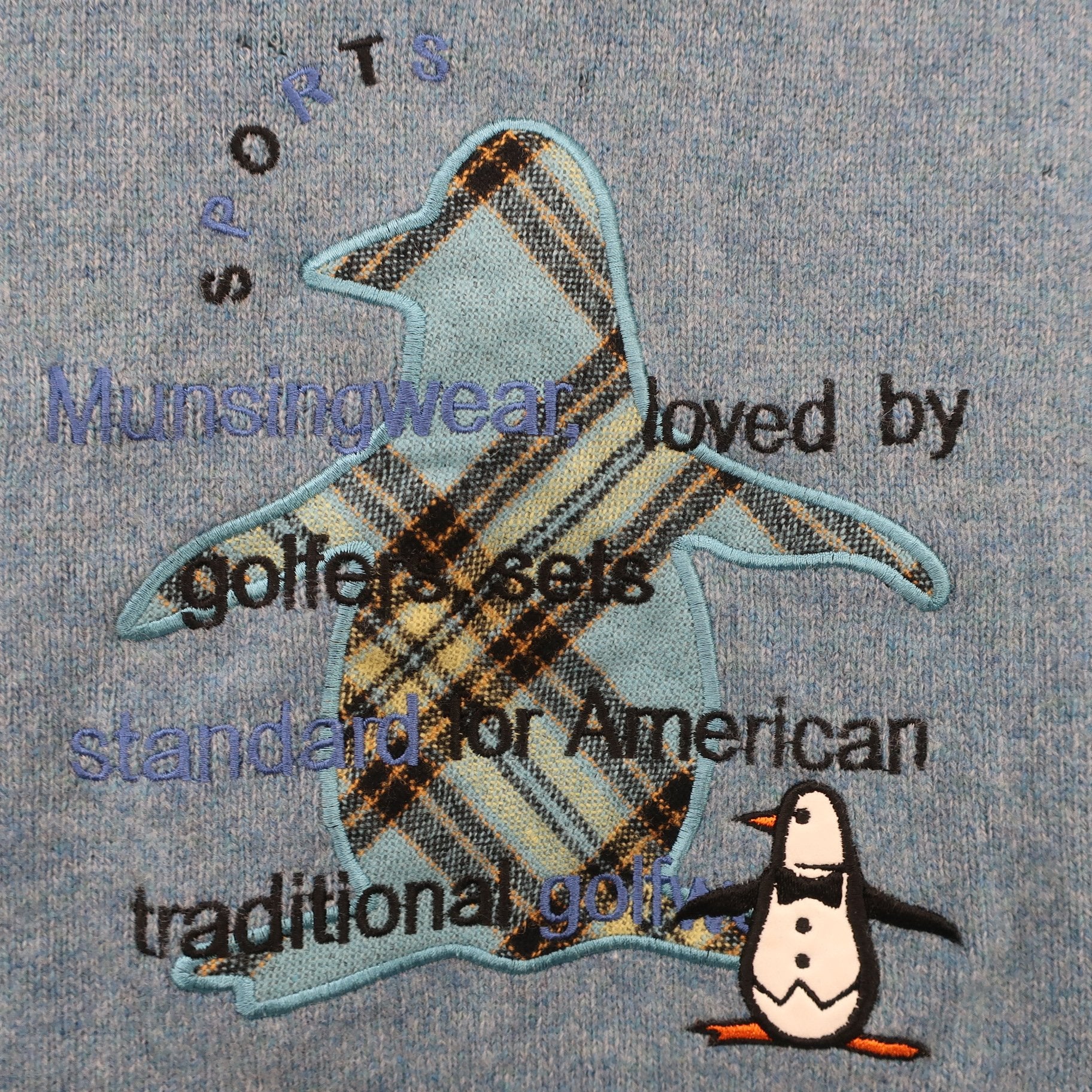 Munsingwear(マンシングウェア) タートルネックベスト 青系 レディース M C