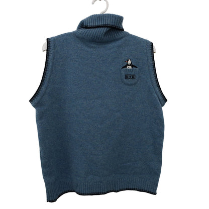Munsingwear(マンシングウェア) タートルネックベスト 青系 レディース M C