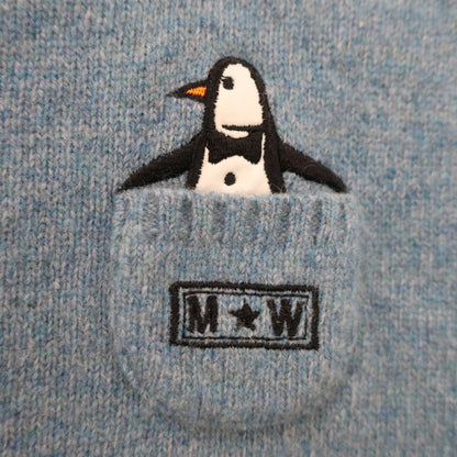 Munsingwear(マンシングウェア) タートルネックベスト 青系 レディース M C