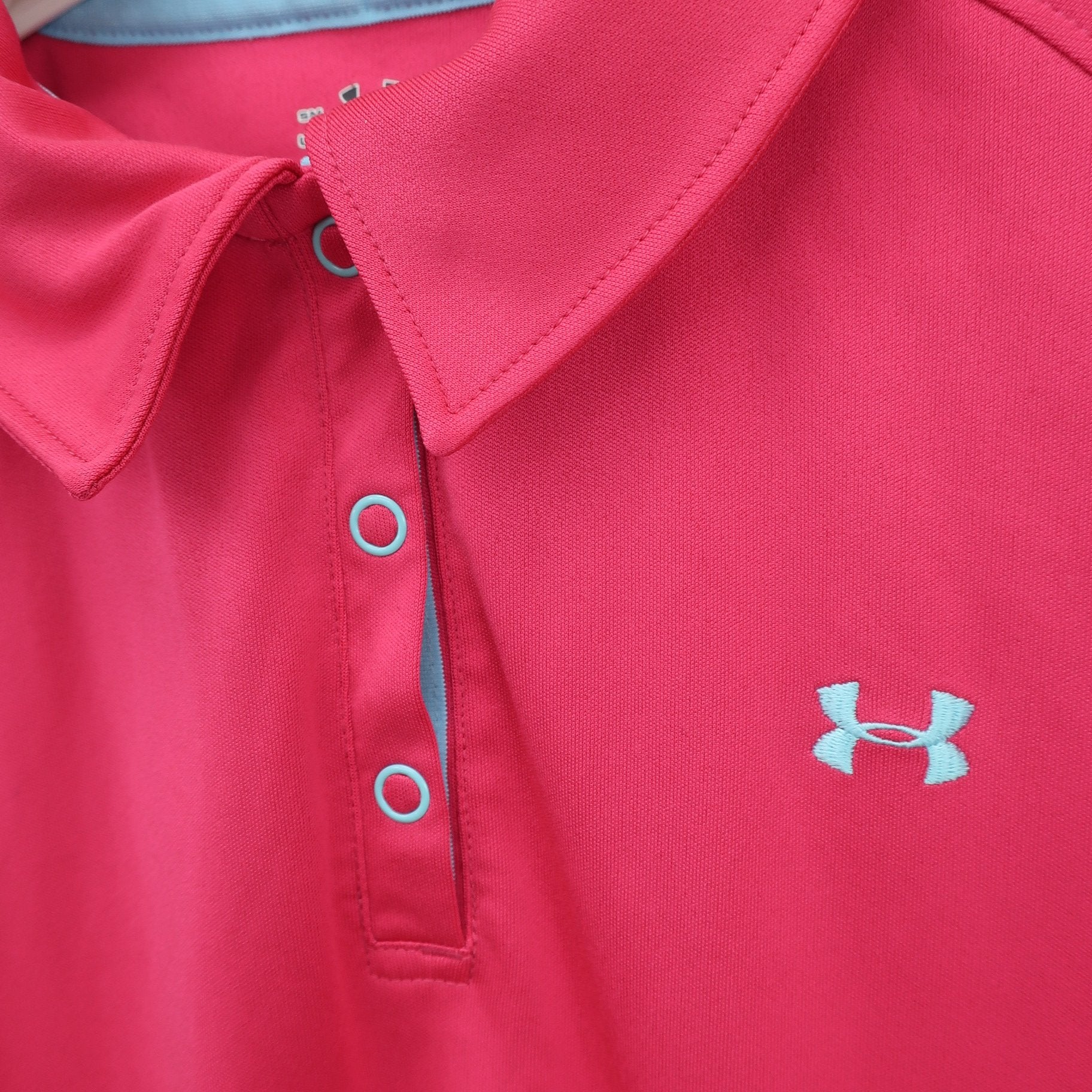 UNDER ARMOUR(アンダーアーマー) ポロシャツ ピンク レディース SM A