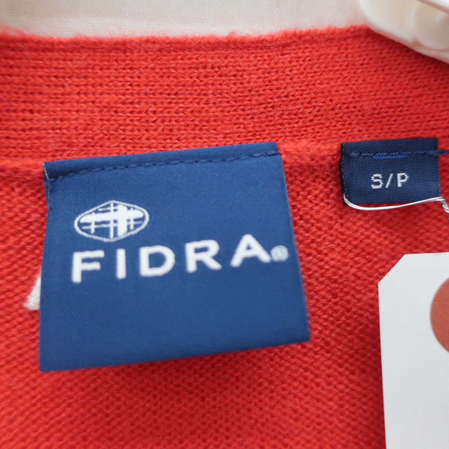 FIDRA(フィドラ) カーディガン 赤白ボーダー レディース S/P B