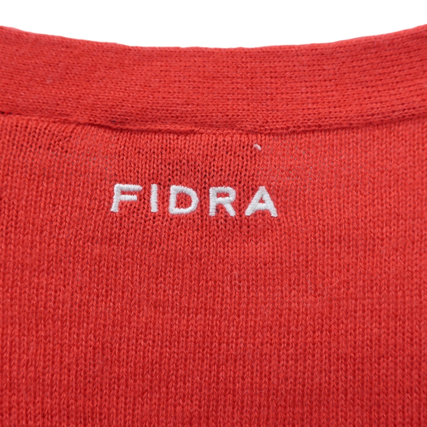 FIDRA(フィドラ) カーディガン 赤白ボーダー レディース S/P B