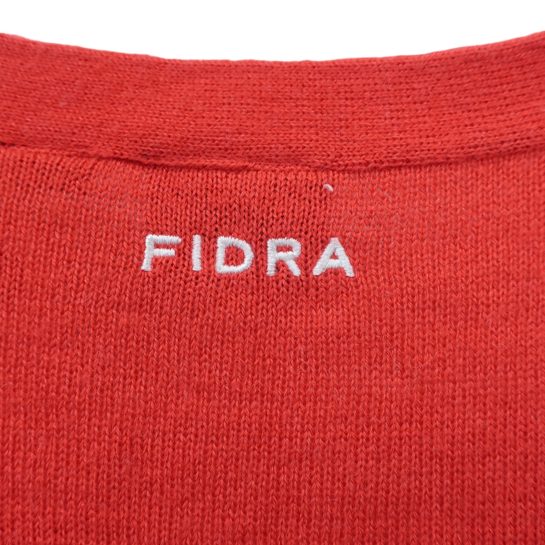 FIDRA(フィドラ) カーディガン 赤白ボーダー レディース S/P B