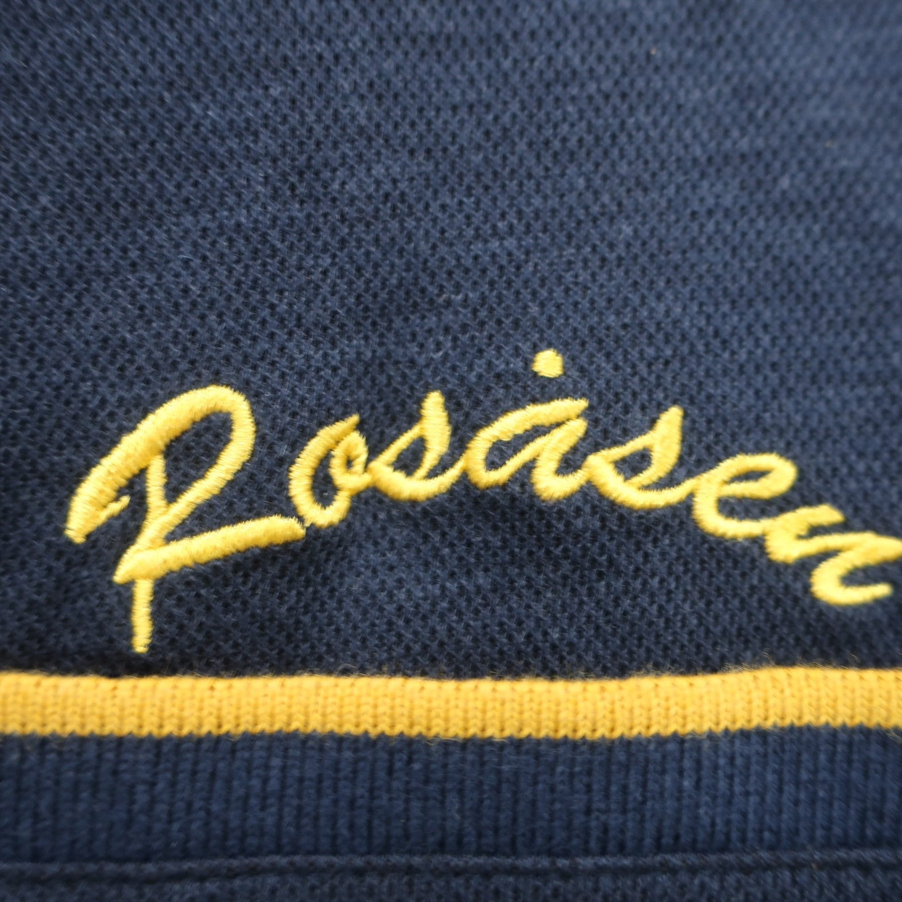 Rosasen(ロサーセン) 長袖ポロシャツ ネイビー レディース M B