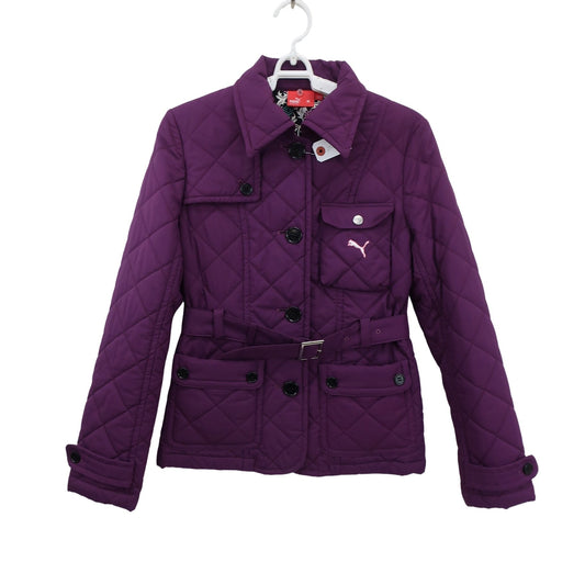 PUMA GOLF(プーマゴルフ) キルティングジャケット 紫 レディース M A