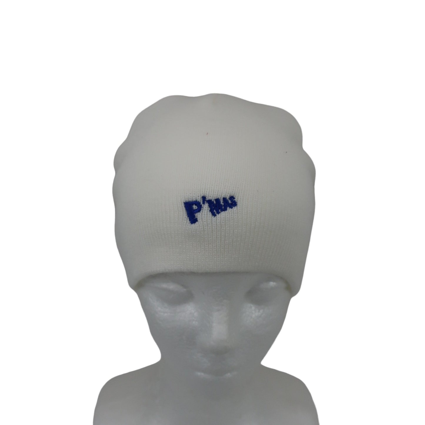 P’MAS GOLF ニット帽 白 レディース フリーサイズ S