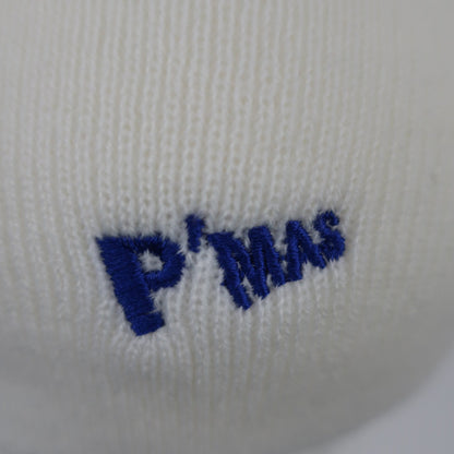 P’MAS GOLF ニット帽 白 レディース フリーサイズ S