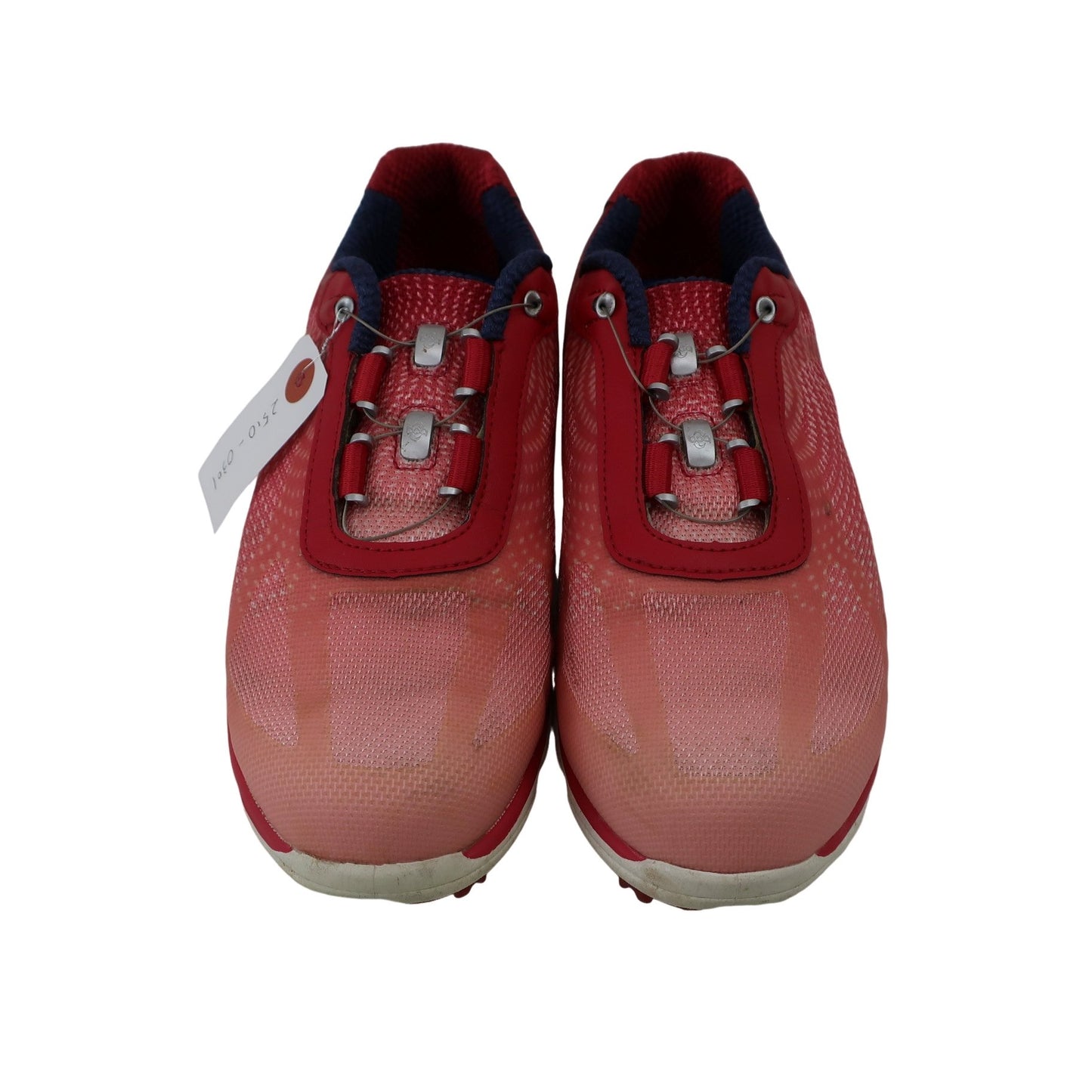 FOOTJOY(フットジョイ) ダイヤル式スパイクレスゴルフシューズ 赤 レディース 24.5cm 98009J B