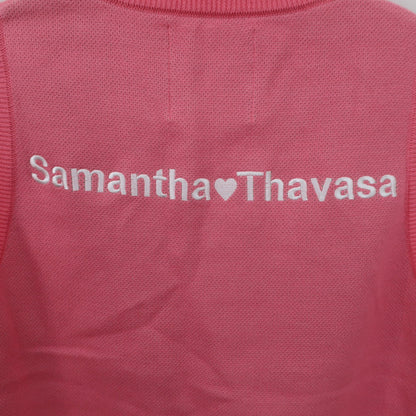 Samantha Thavasa(サマンサタバサ) ニットベスト ピンクハート柄 レディース S B