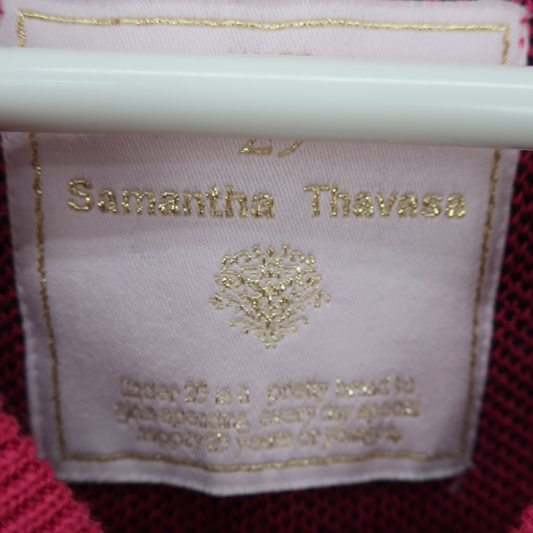 Samantha Thavasa(サマンサタバサ) ニットベスト ピンク レディース S A