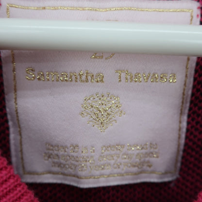 Samantha Thavasa(サマンサタバサ) ニットベスト ピンク レディース S A