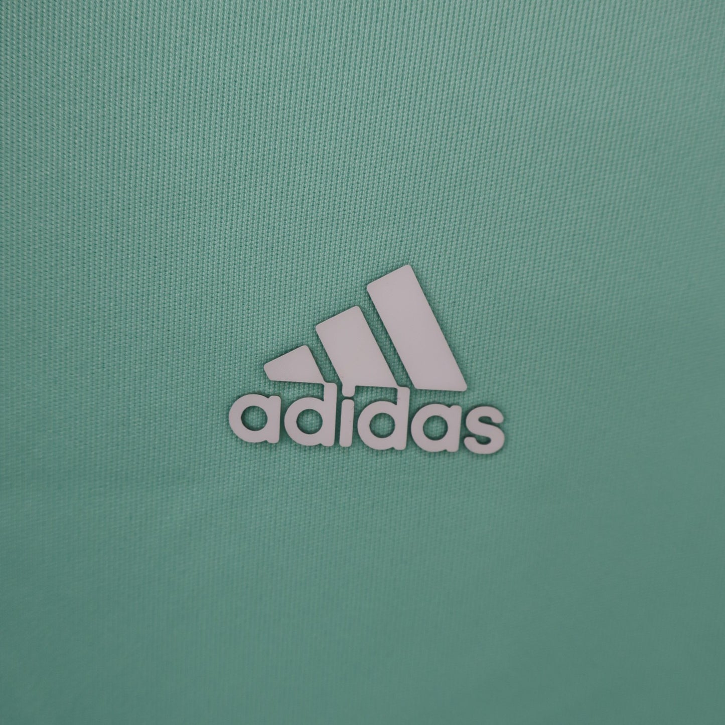 adidas(アディダス) ノースリーブモックネックシャツ ミントグリーン白 レディース M A