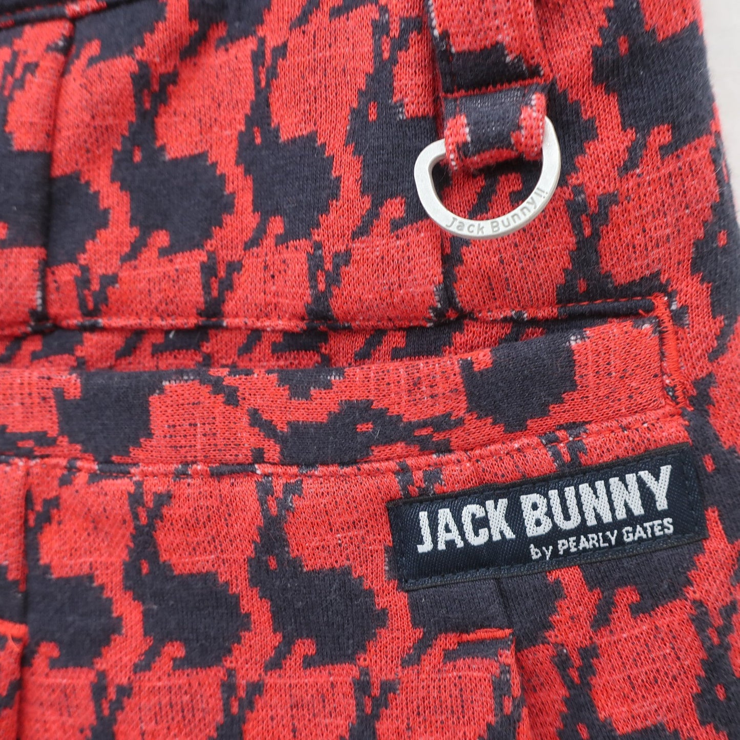Jack Bunny(ジャックバニー) スカート 赤黒ウサギ柄 レディース 2 263-7234008 B