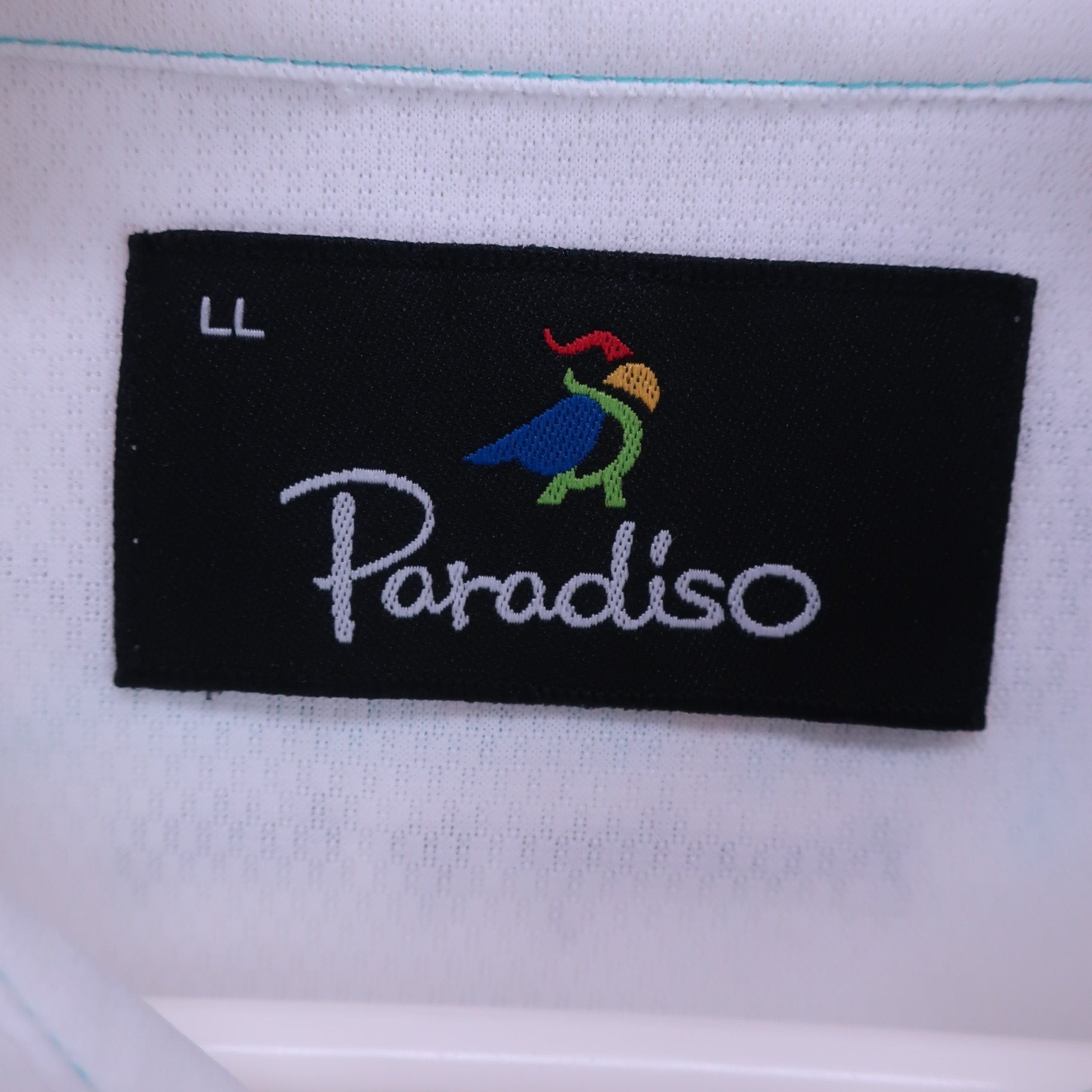 Paradiso(パラディーゾ) ポロシャツ 白 メンズ LL B
