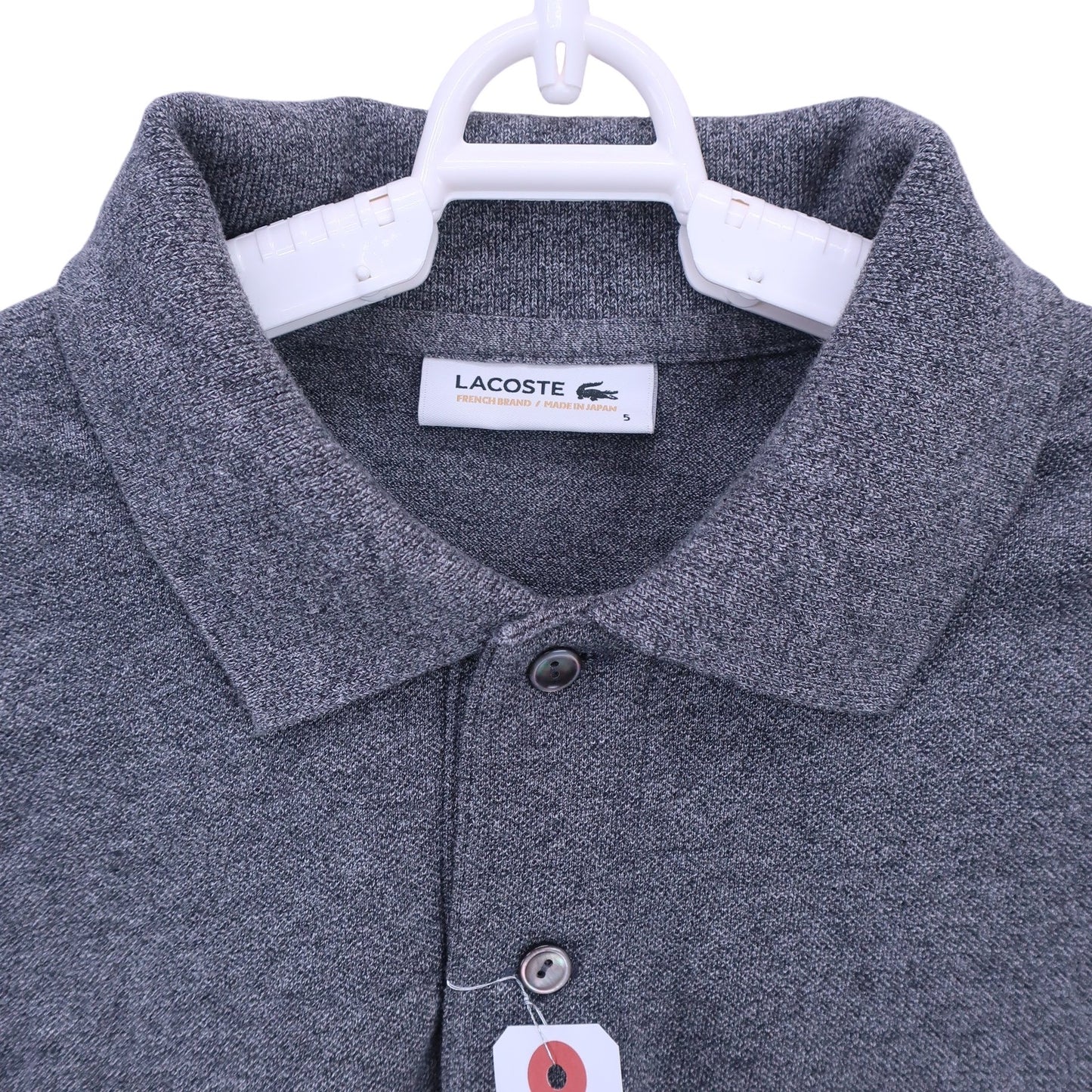 LACOSTE(ラコステ) ポロシャツ グレー メンズ 5 A