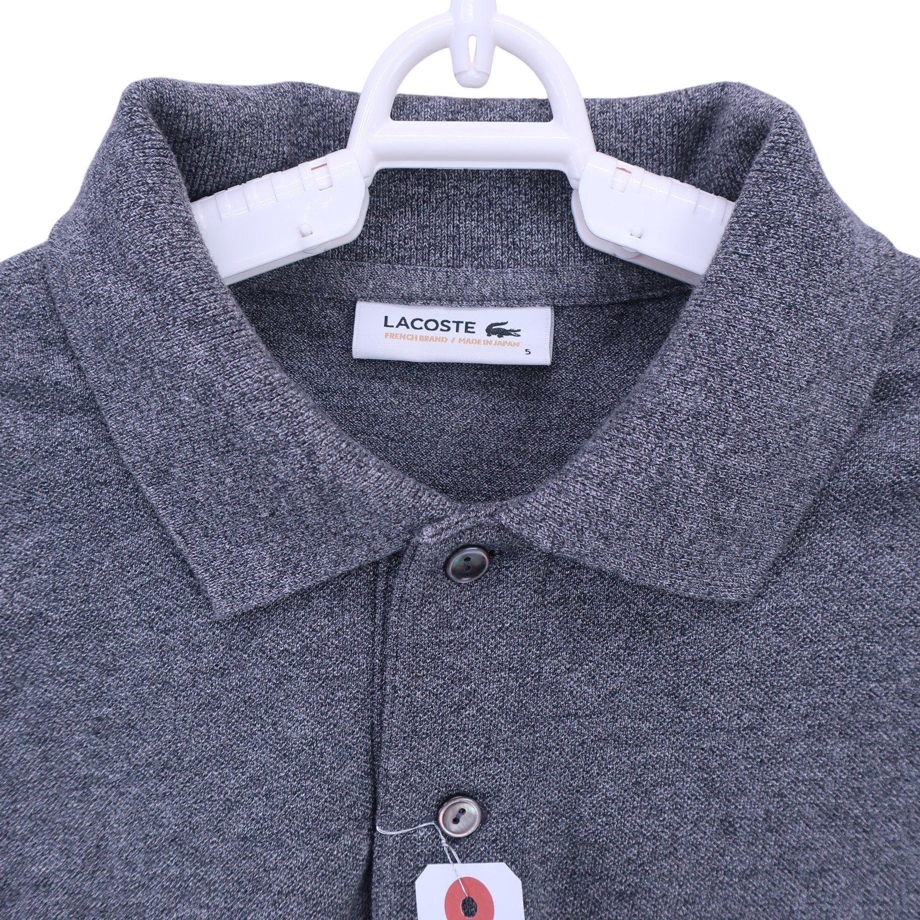 LACOSTE(ラコステ) ポロシャツ グレー メンズ 5 A