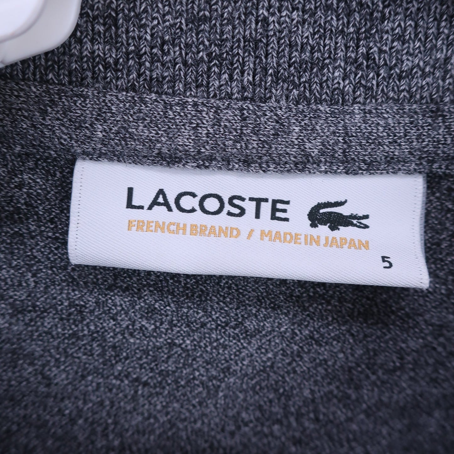 LACOSTE(ラコステ) ポロシャツ グレー メンズ 5 A