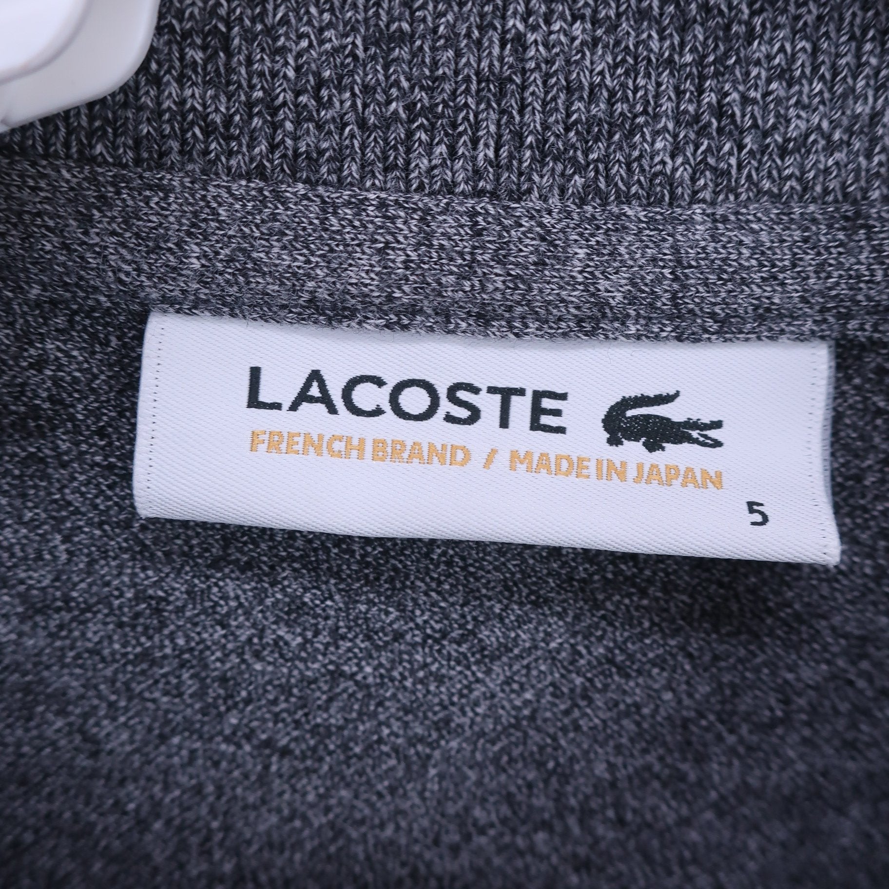 LACOSTE(ラコステ) ポロシャツ グレー メンズ 5 A