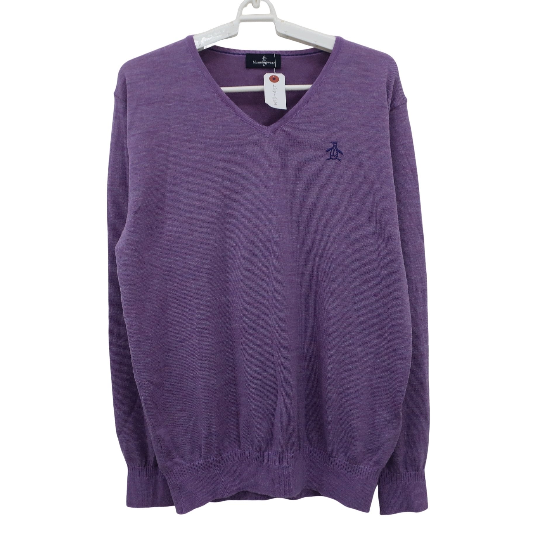 Munsingwear(マンシングウェア) 薄手セーター 紫 メンズ L B