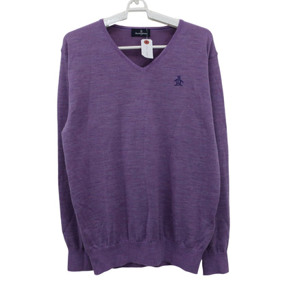 Munsingwear(マンシングウェア) 薄手セーター 紫 メンズ L B