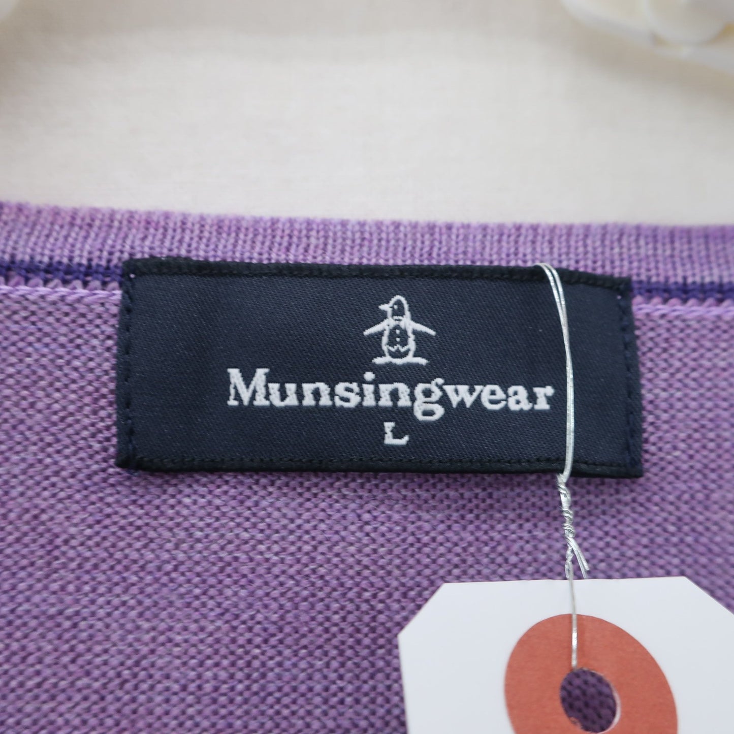 Munsingwear(マンシングウェア) 薄手セーター 紫 メンズ L B