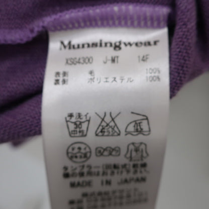 Munsingwear(マンシングウェア) 薄手セーター 紫 メンズ L B