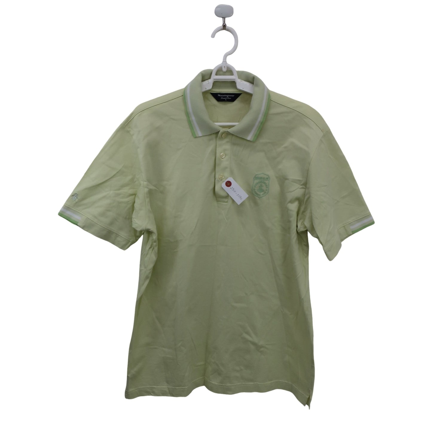 Munsingwear(マンシングウェア) ポロシャツ 黄緑 メンズ L B