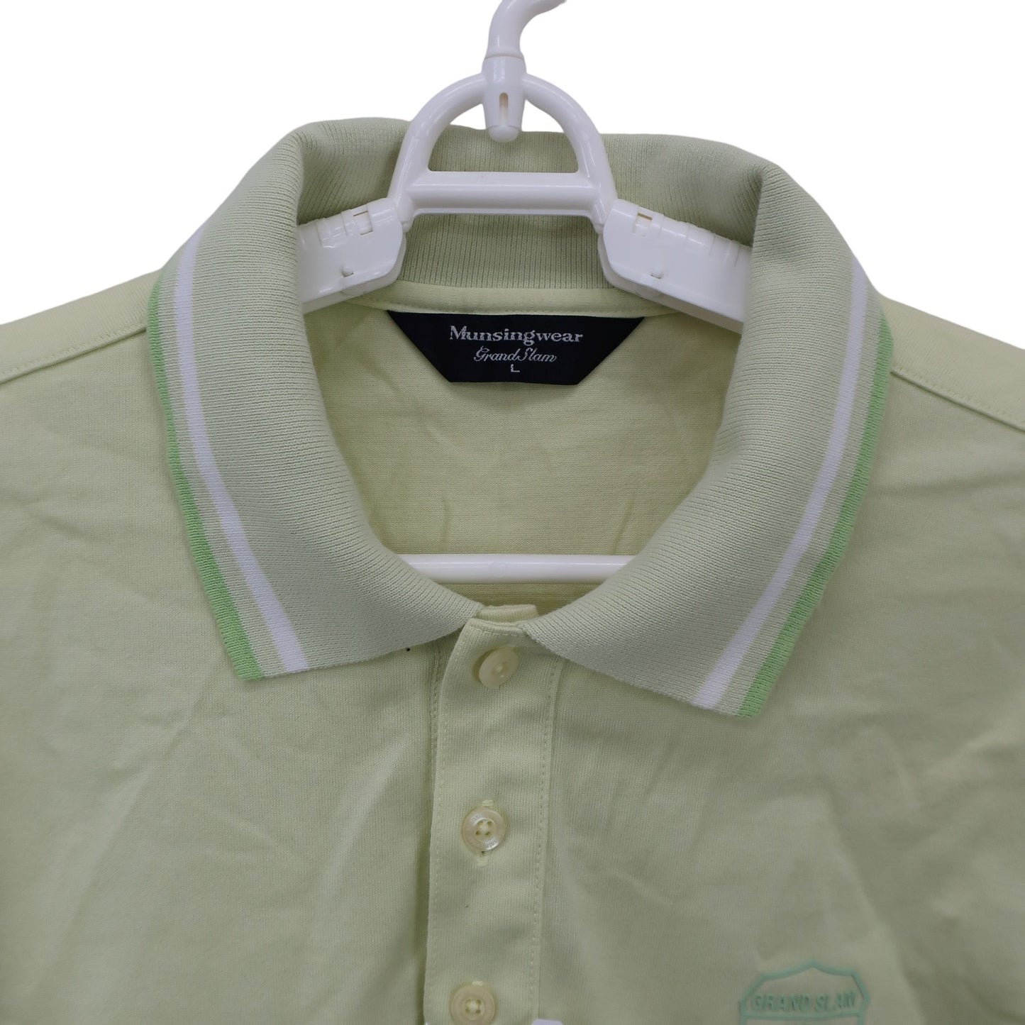 Munsingwear(マンシングウェア) ポロシャツ 黄緑 メンズ L B