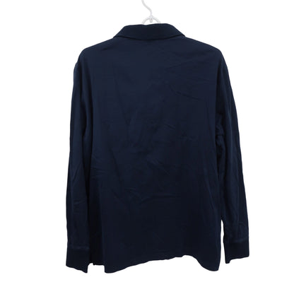 Munsingwear(マンシングウェア) 長袖ポロシャツ ネイビー メンズ L B