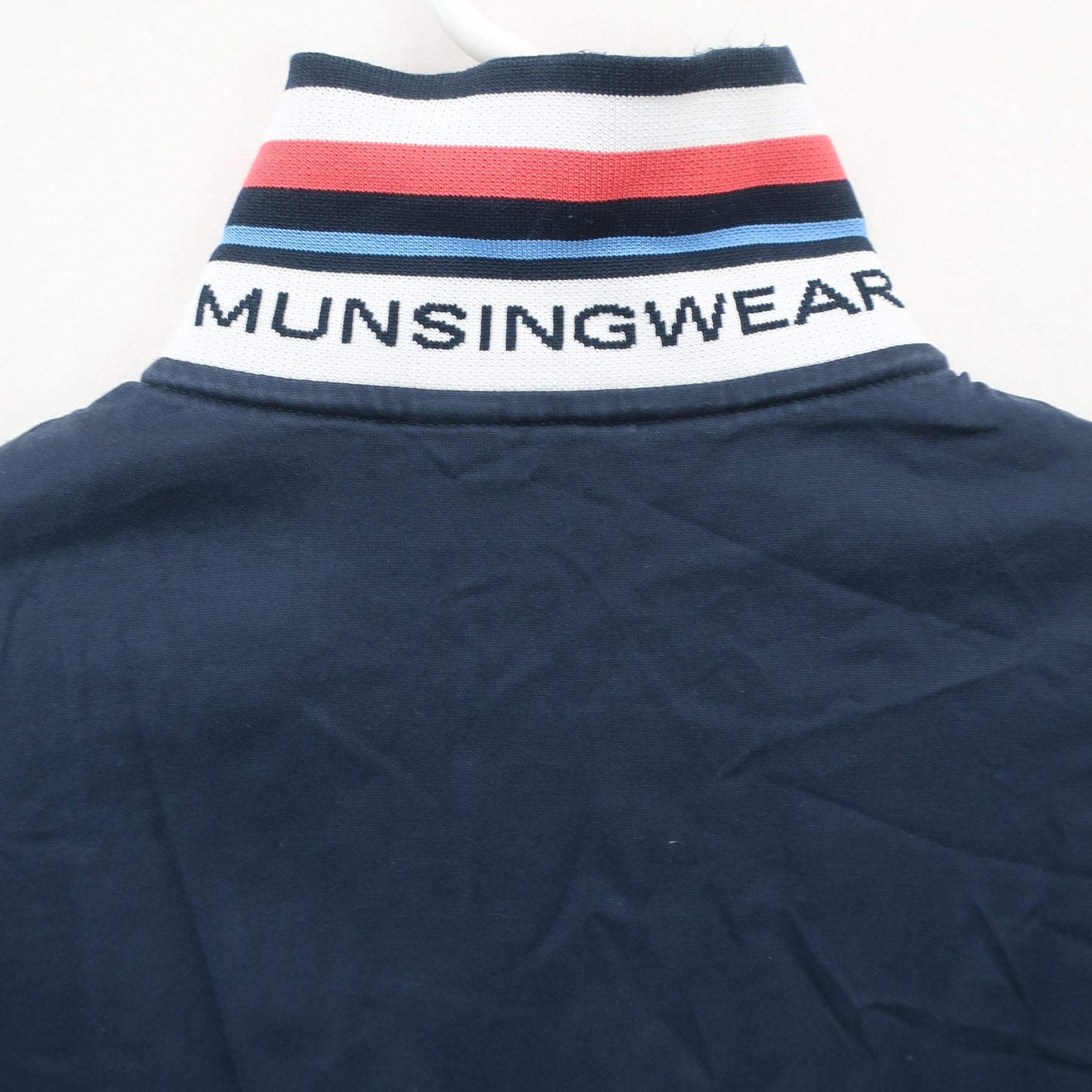 Munsingwear(マンシングウェア) 長袖ポロシャツ ネイビー メンズ L B