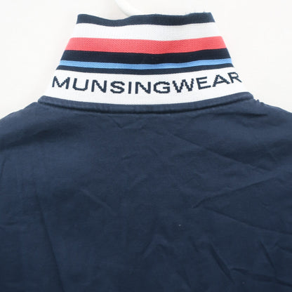 Munsingwear(マンシングウェア) 長袖ポロシャツ ネイビー メンズ L B