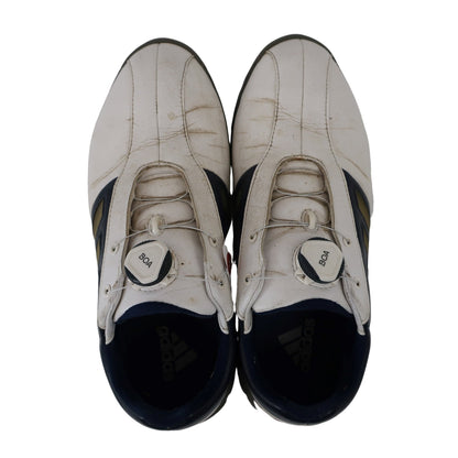 adidas(アディダス) ダイヤル式ゴルフシューズ 白ネイビー メンズ 25.0cm C