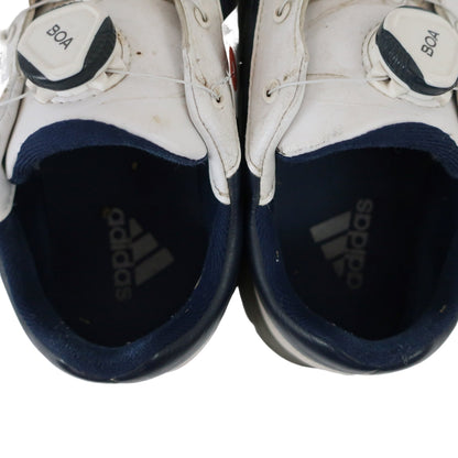adidas(アディダス) ダイヤル式ゴルフシューズ 白ネイビー メンズ 25.0cm C