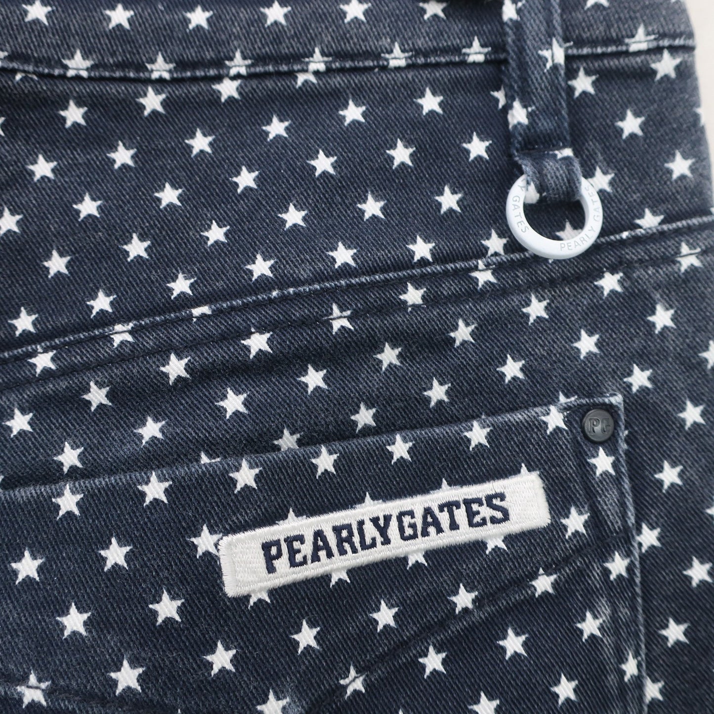 PEARLY GATES(パーリーゲイツ) パンツ ネイビー白星柄 メンズ 3 053-8231109 B