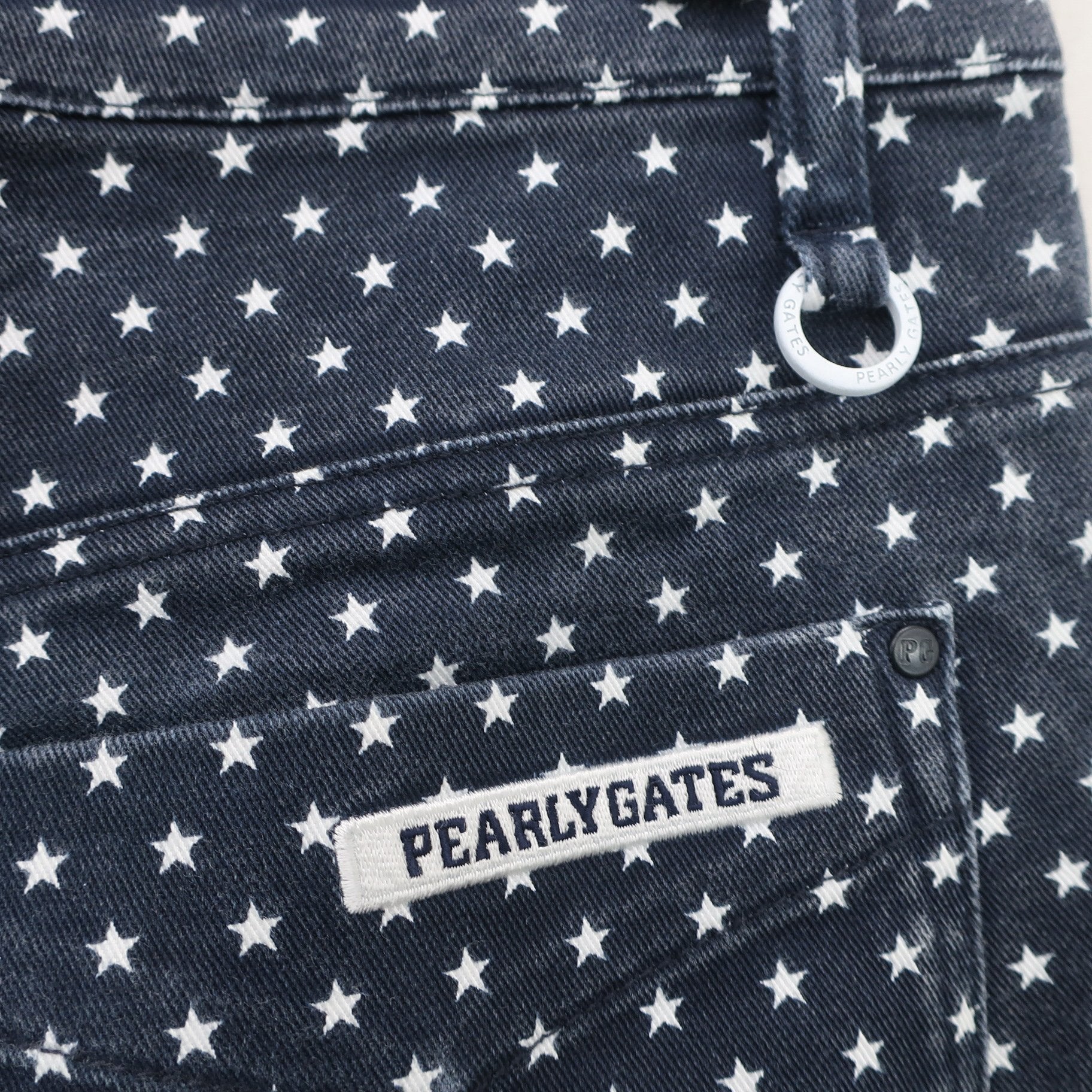 PEARLY GATES(パーリーゲイツ) パンツ ネイビー白星柄 メンズ 3 053-8231109 B