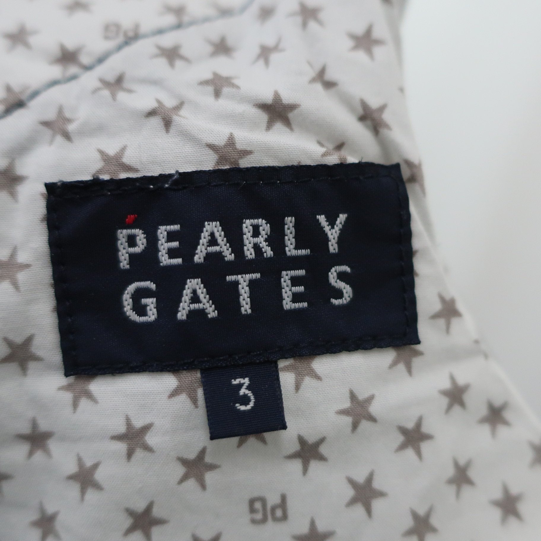 PEARLY GATES(パーリーゲイツ) パンツ ネイビー白星柄 メンズ 3 053-8231109 B