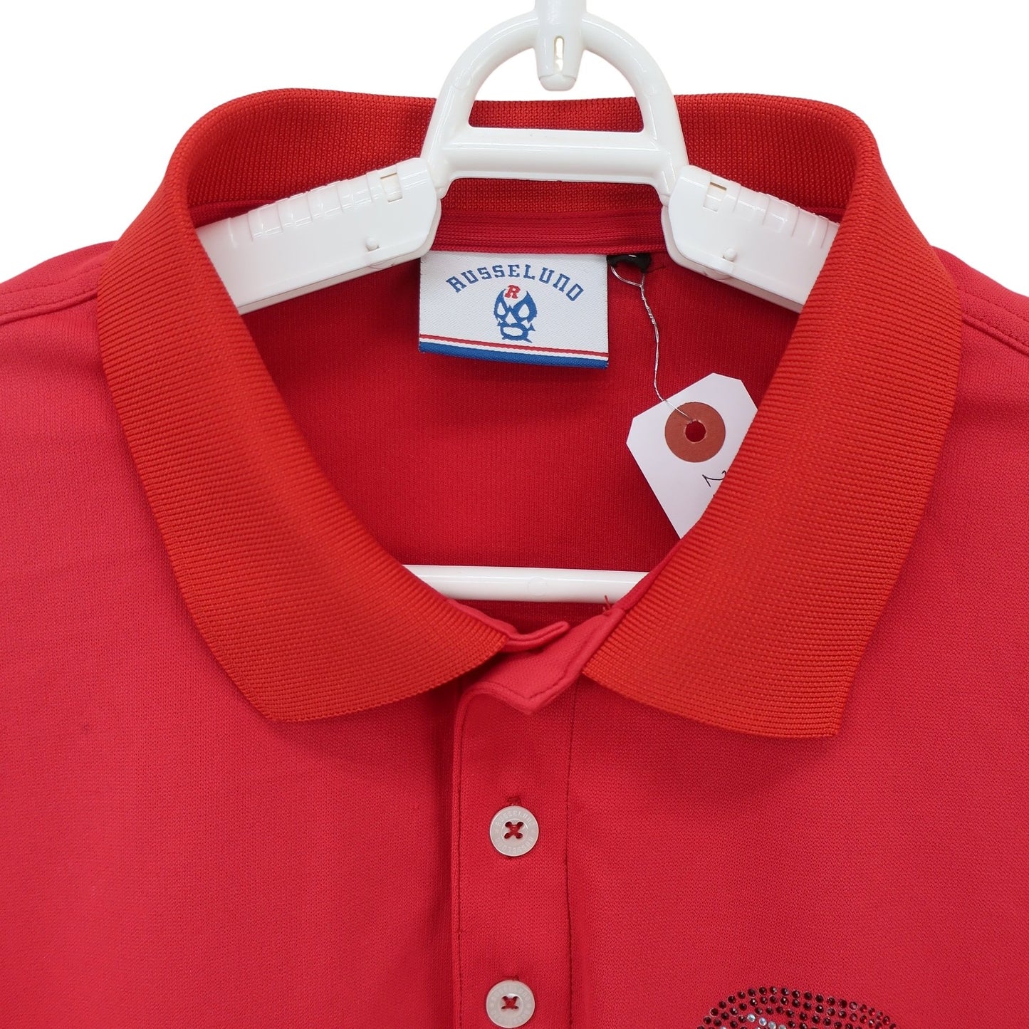RUSSELUNO(ラッセルノ) ポロシャツ 赤 メンズ 4 A