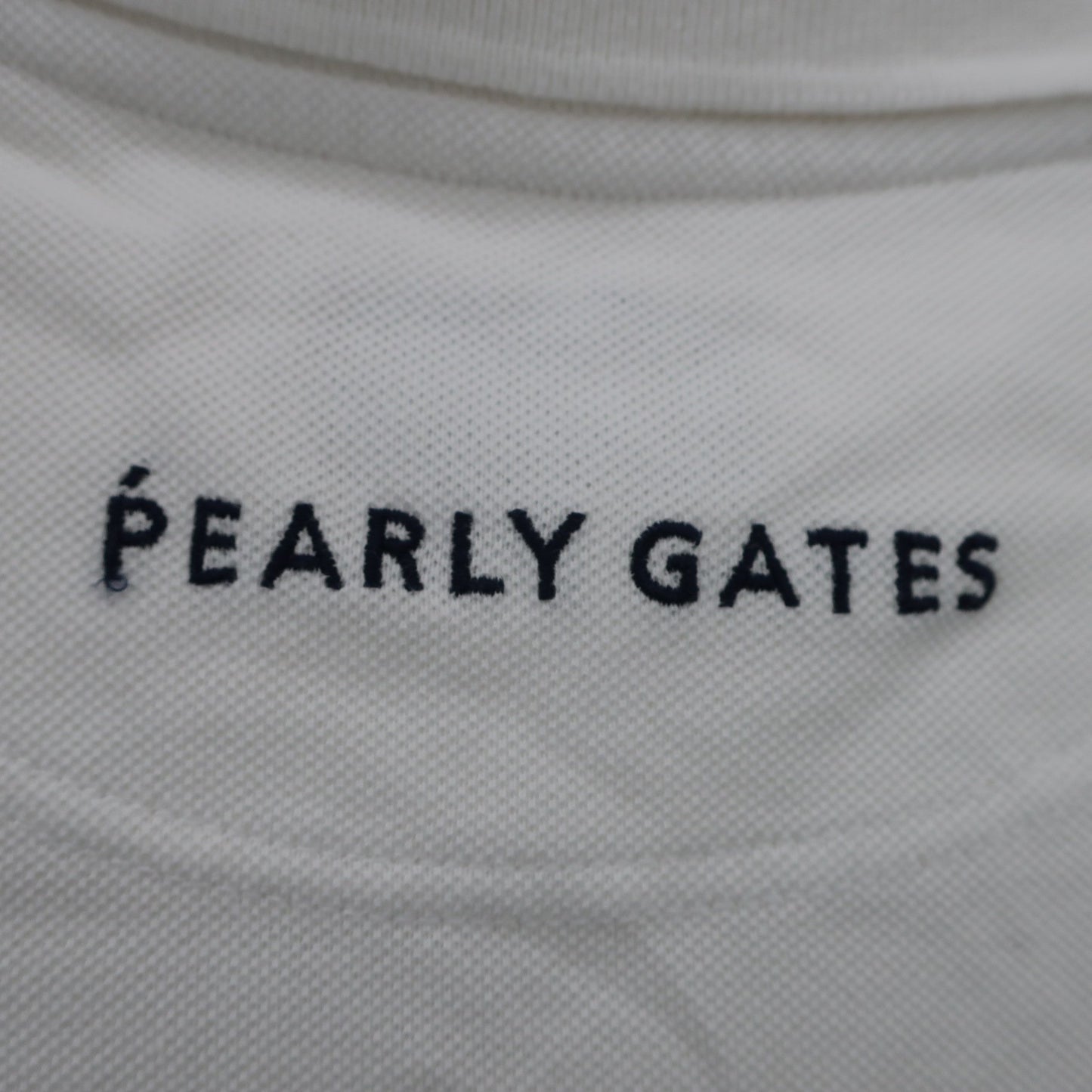 PEARLY GATES(パーリーゲイツ) ポロシャツ 白 メンズ 4 053-9160305 B