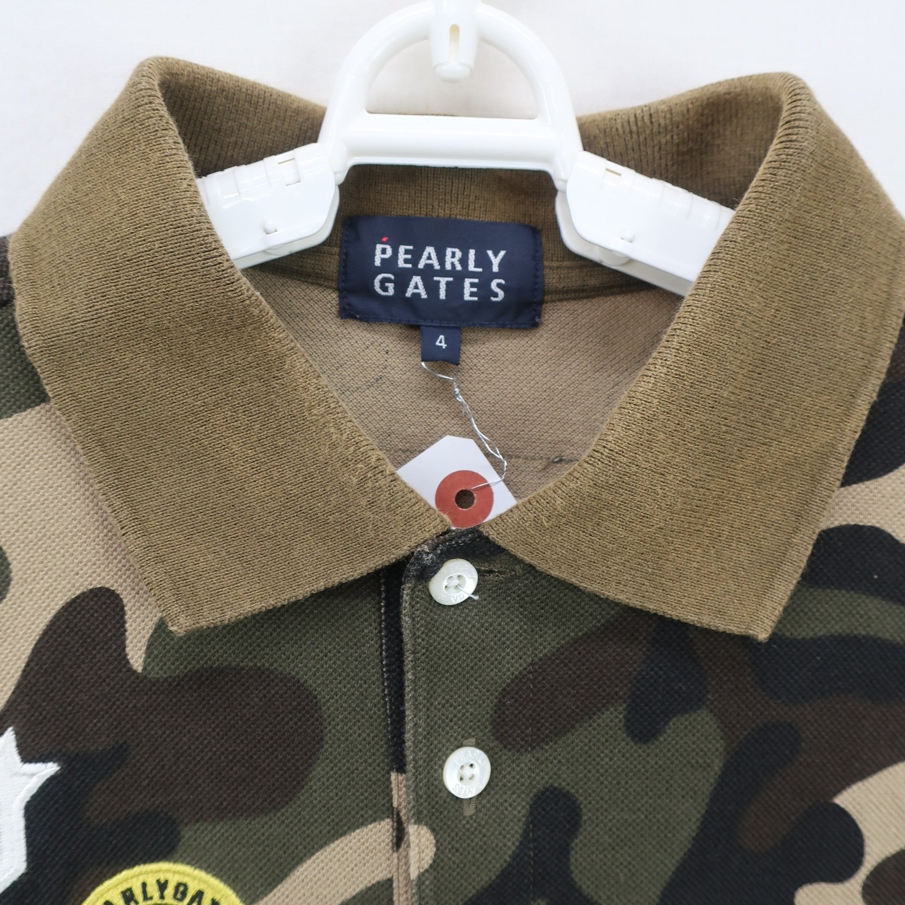 PEARLY GATES(パーリーゲイツ) ポロシャツ カモフラ柄 メンズ 4 053-7260909 B