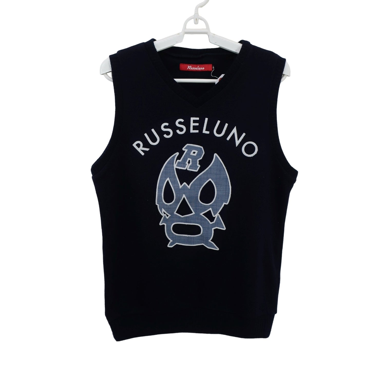 RUSSELUNO(ラッセルノ) ニットベスト ネイビー メンズ 4 A