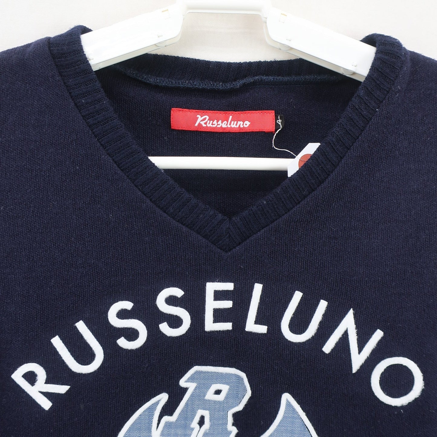 RUSSELUNO(ラッセルノ) ニットベスト ネイビー メンズ 4 A