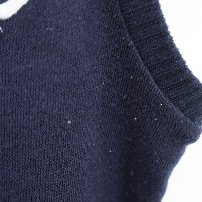 RUSSELUNO(ラッセルノ) ニットベスト ネイビー メンズ 4 A