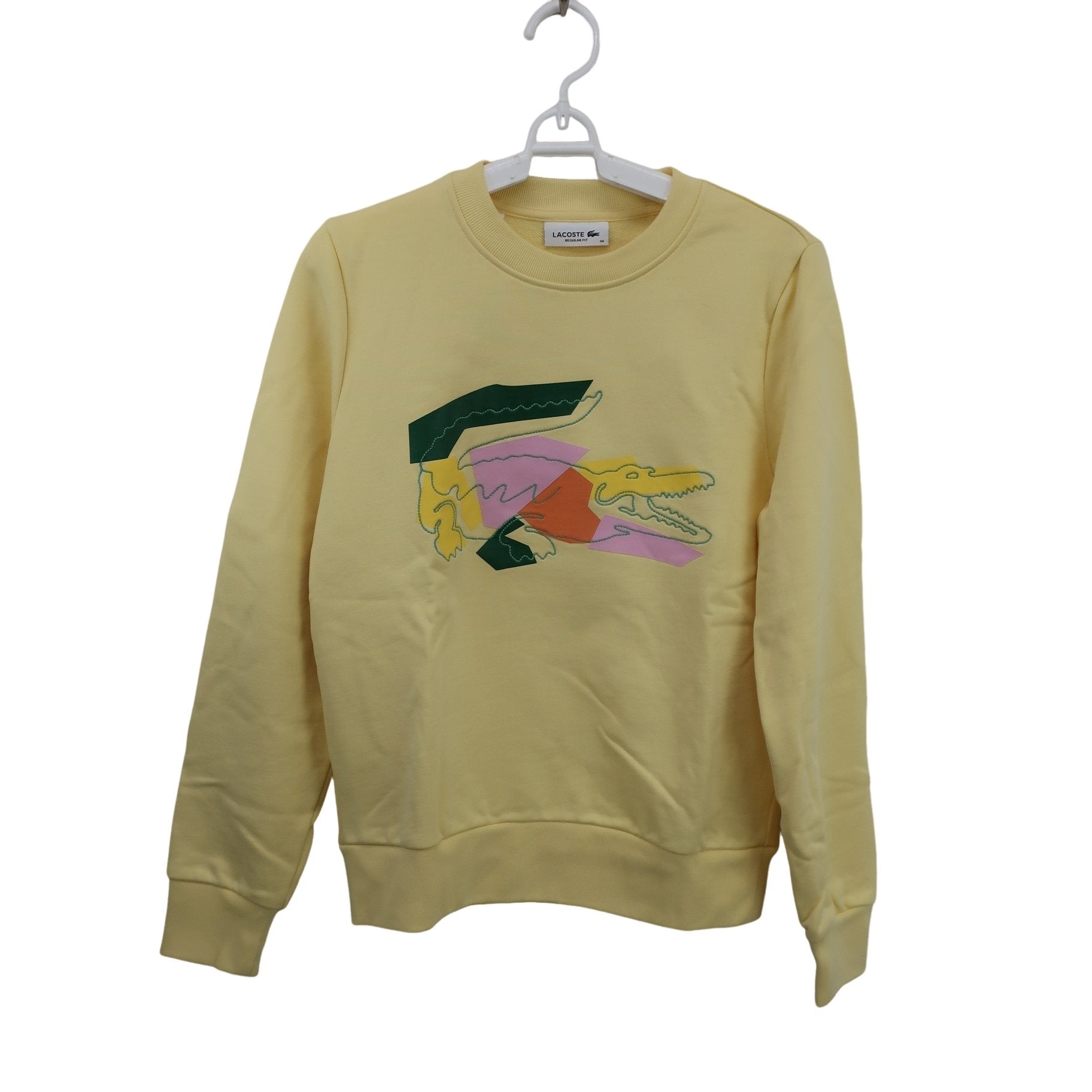 LACOSTE(ラコステ) トレーナー 黄色 レディース 36(M) A