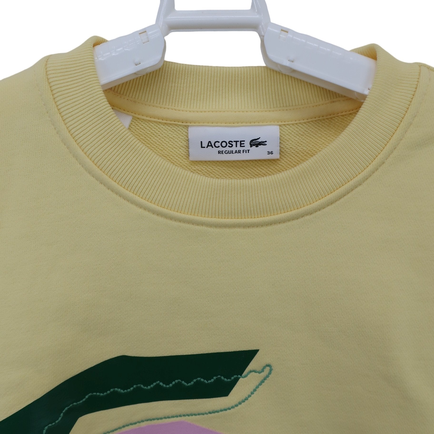 LACOSTE(ラコステ) トレーナー 黄色 レディース 36(M) A